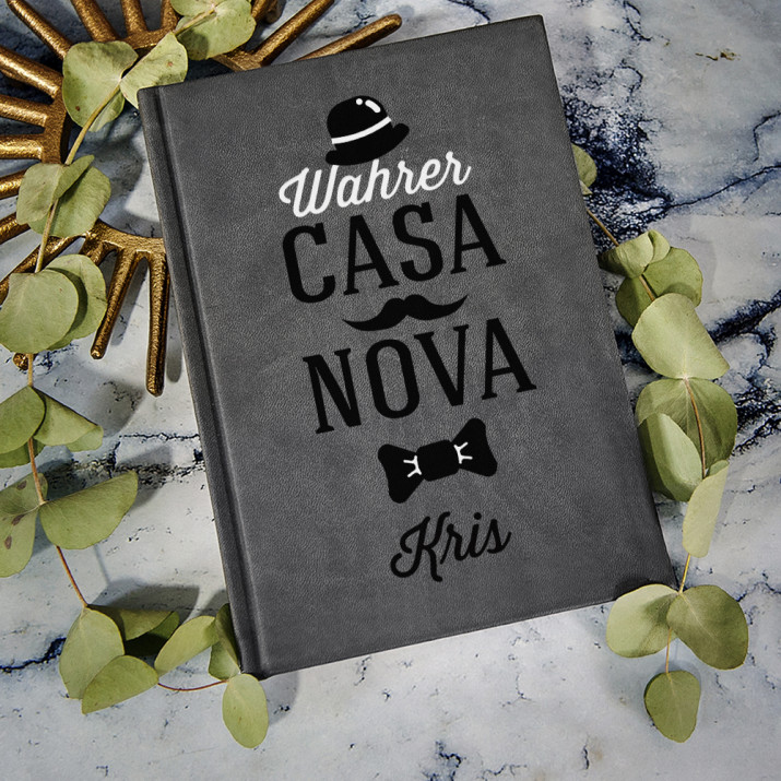 Casanova - Notizbuch A5 mit Aufdruck Casanova - Notizbuch A5 mit Aufdruck